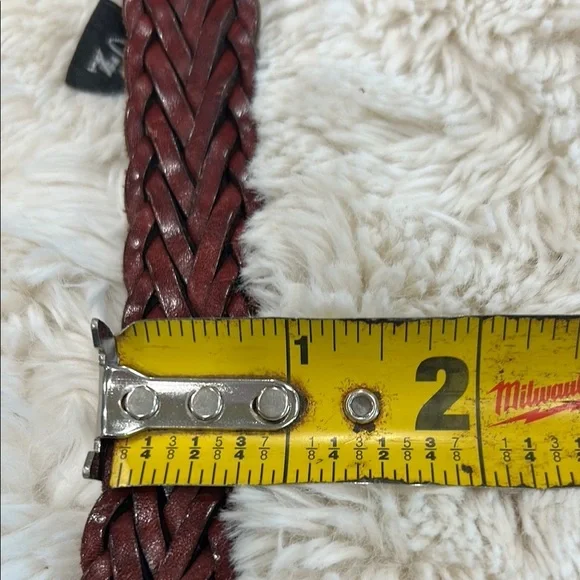 Brighton Men’s Brown Braided Leather Belt Size 40 - Picture 6 of 6
